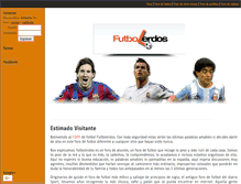 Tablet Screenshot of futbolerdos.com